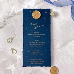 Personalised Celestial Menu