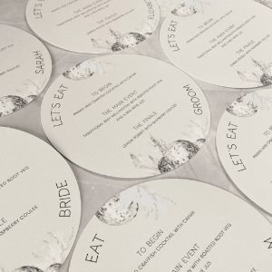 Pampas and Disco Ball Menu