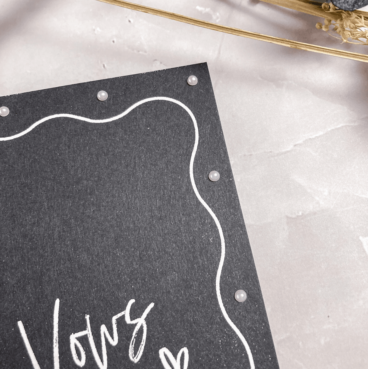 Monochrome Vow Booklets - Image 6