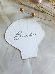 Neutral Beige Shell Place Name