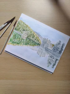 Example of painting-Derwent Reservoir