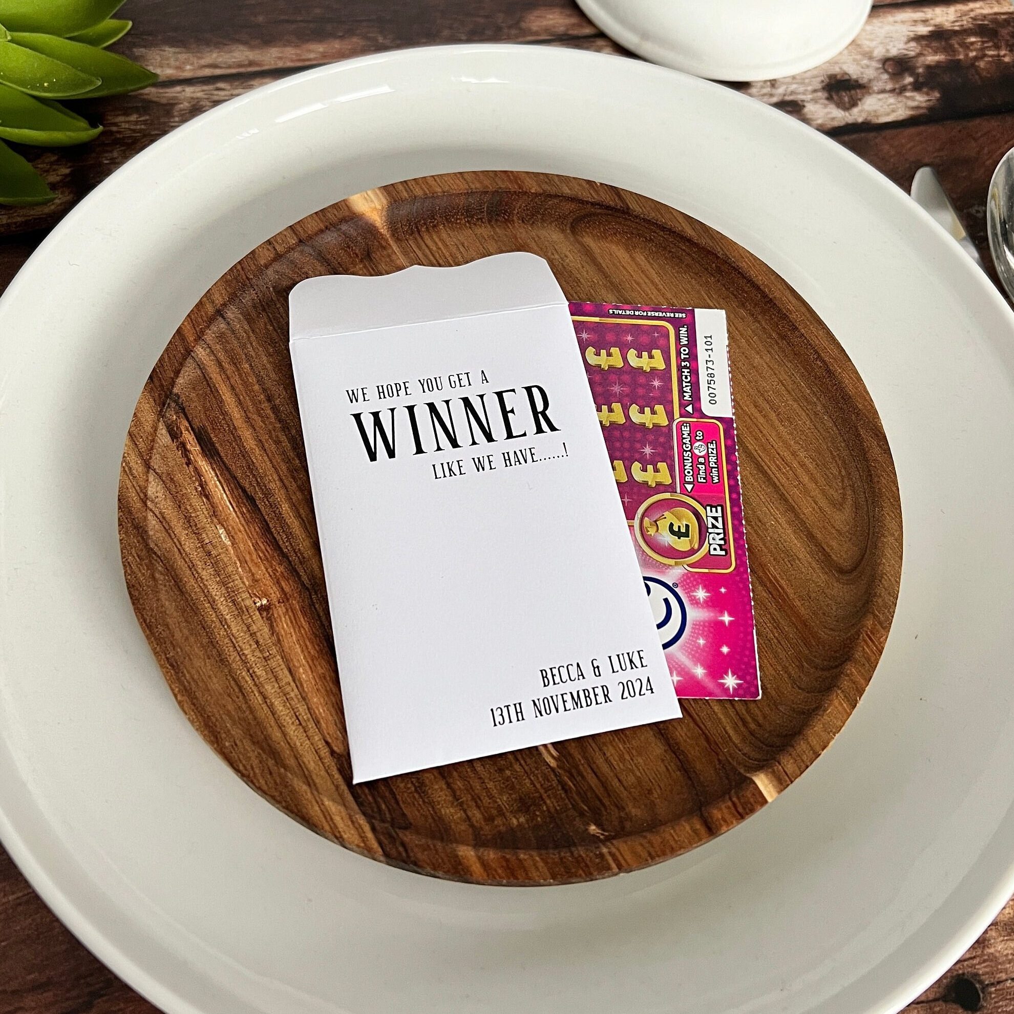 Winner Lotto Scratch Card Envelope (Set of 10) - Image 3