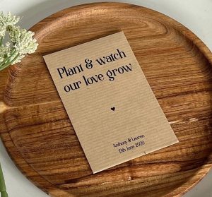 Watch Our Love Grow Personalised Seed Envelopes (Set of 10)