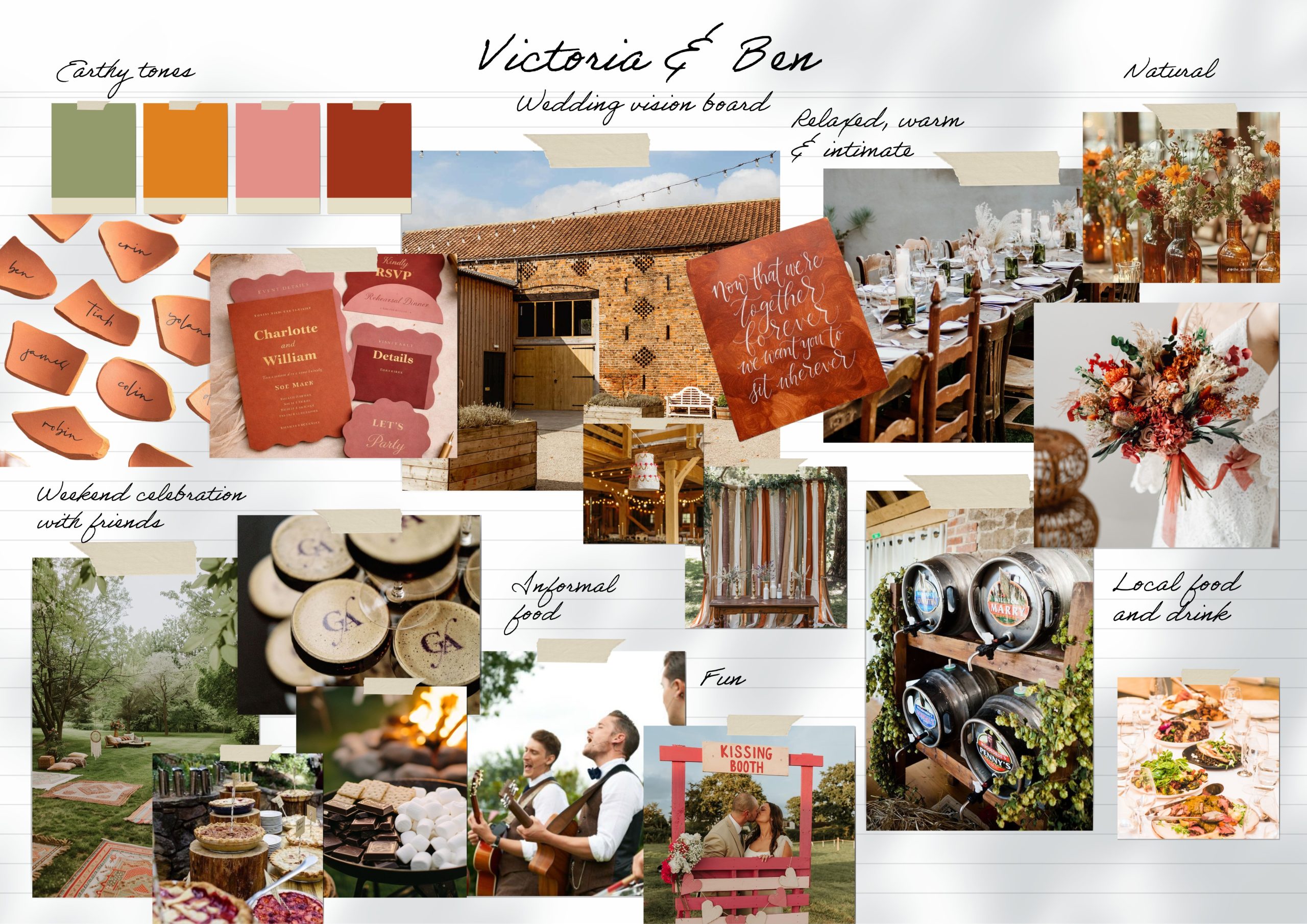 Rustic Boho Countryside Wedding (Perfect for Late Summer & Autumn)